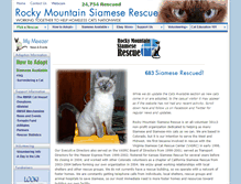 Tablet Screenshot of co.siameserescue.org