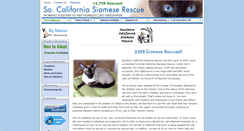 Desktop Screenshot of cs.siameserescue.org